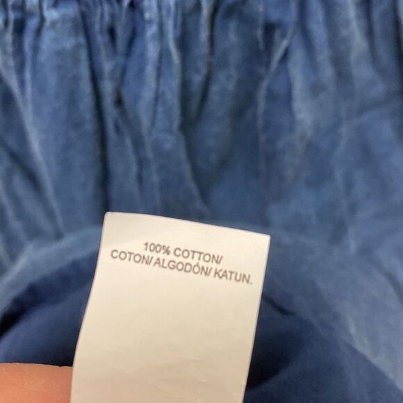 Lucky Brand Eyelet Bin Midi Dress Medium - Picture 3 of 6